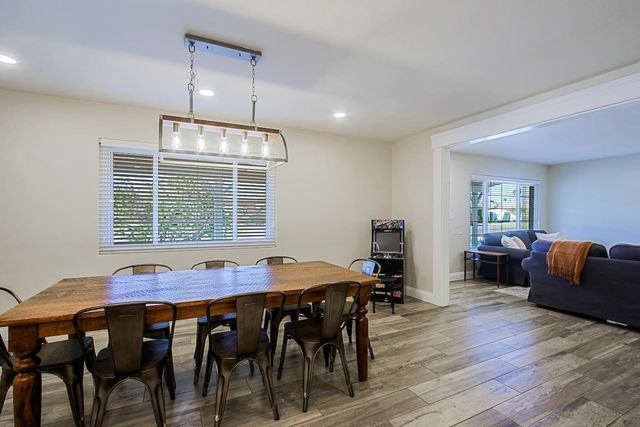 Farmhouse dining table for eight